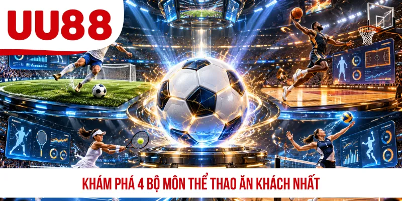 Khám phá 4 bộ môn thể thao ăn khách nhất